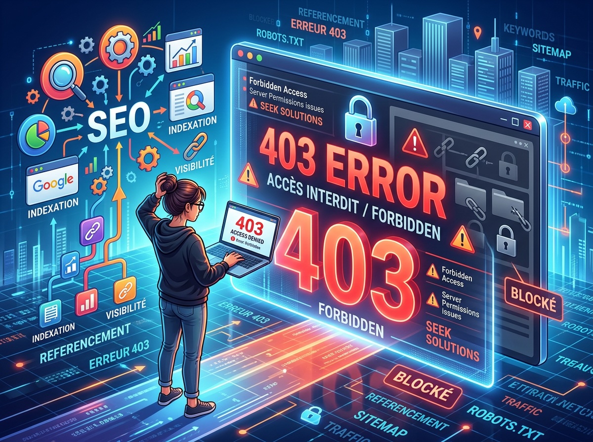 erreur 403 comment faire en SEO